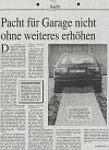 Pacht f&uuml;r Garage nicht ohne weiteres erh&ouml;hen